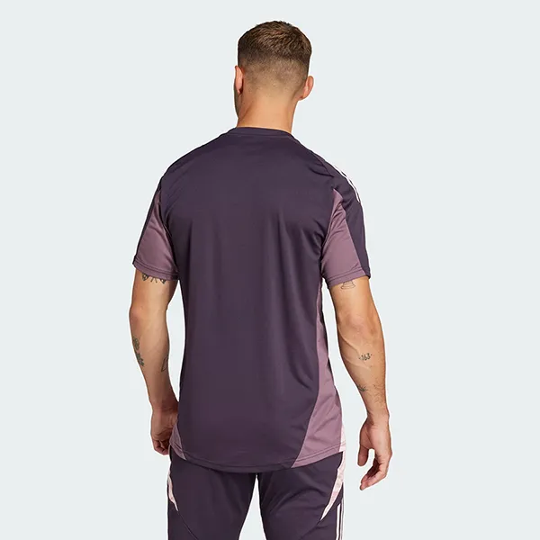 Bộ Quần Áo Cộc Tay Nam Adidas Arsenal Tiro 24 Training Jersey Màu Tím Đậm Size S (Form Ấu)