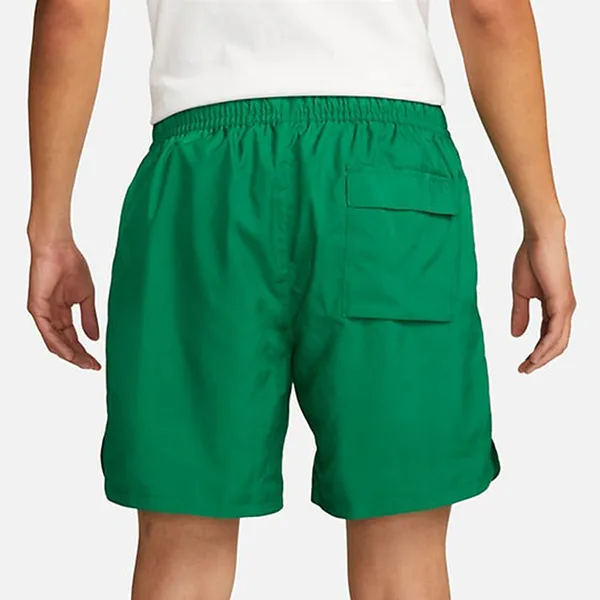Bộ Quần Áo Cộc Tay Nam Nike Men's Sportswear Woven Flow Short Màu Trắng Xanh Size S (Form Âu)