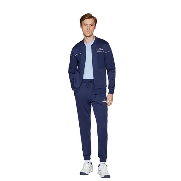 Bộ Quần Áo Dài Tay Nam Sergio Tacchini Men's Lancio Tracksuit Set Tracksuit Màu Xanh Navy Size S (Form Âu)
