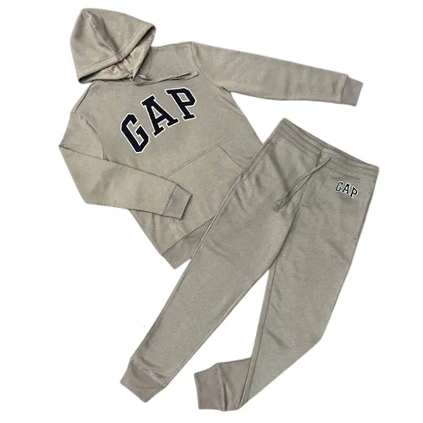 Bộ Quần Áo Nỉ Nam Gap Logo Màu Be Size S (Form Âu) - Thời trang - Vua Hàng Hiệu