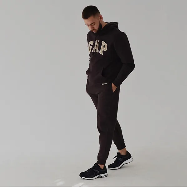 Bộ Quần Áo Nỉ Nam Gap Logo Màu Đen Size XS (Form Âu) - Thời trang - Vua Hàng Hiệu