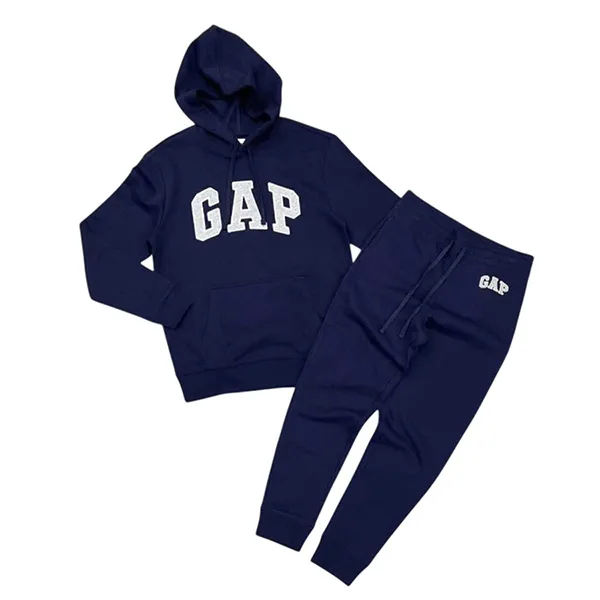 Bộ Quần Áo Nỉ Nam Gap Logo Màu Xanh Navy Size S (Form Âu) - Thời trang - Vua Hàng Hiệu