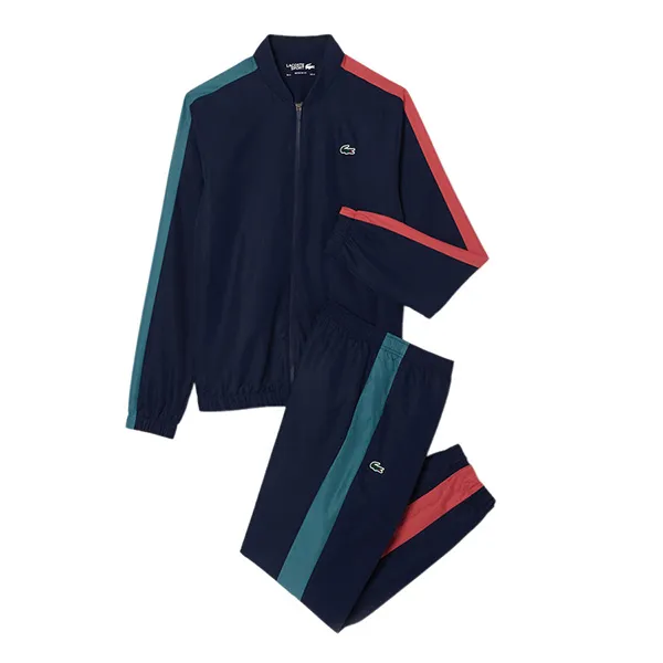 Bộ Quần Áo Thể Thao Nam Lacoste Tennis Sportsuit Colourblock WH8334 ISJ Màu Xanh Dương Size 4 - Thời trang - Vua Hàng Hiệu