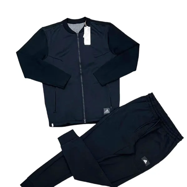 Bộ Quần Áo Thể Thao Nam Adidas Track Suit Màu Xanh Navy Size S (Form Âu)