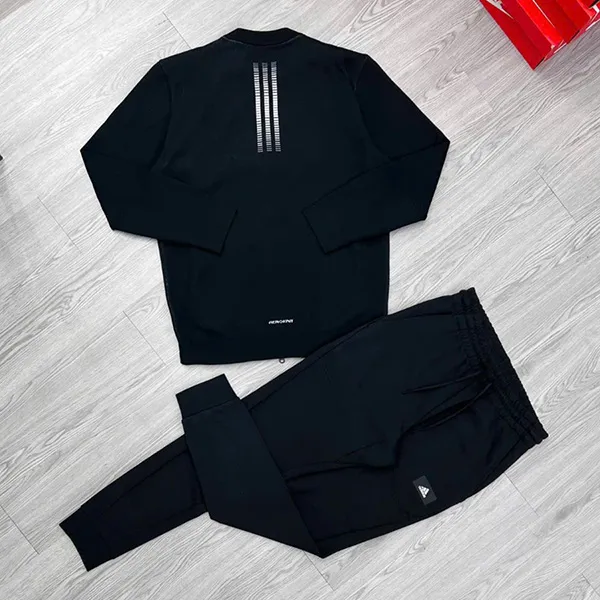 Bộ Quần Áo Thể Thao Nam Adidas Track Suit Màu Xanh Navy Size S (Form Âu)