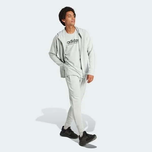 Bộ Thể Thao Nam Adidas Z.N.E. Premium Hoodie Màu Trắng Bạc Size M