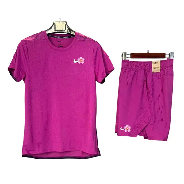 Bộ Thể Thao Nữ Nike Dri-Fit Pickleball Màu Hồng Tím Size S (Form Âu)