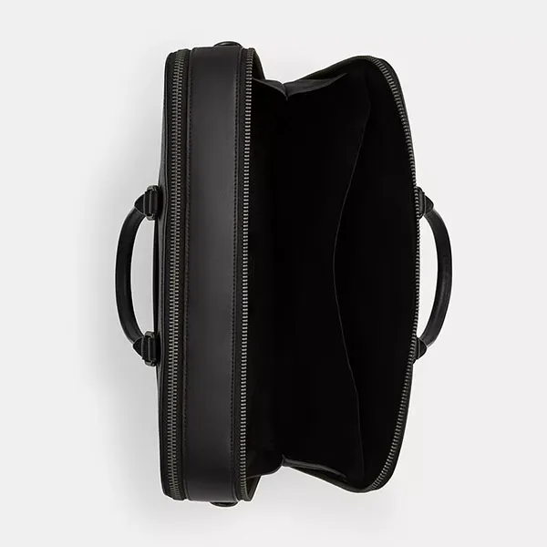 Cặp Xách Tay Nam Coach Ethan Brief In Signature Canvas CV916 Màu Đen