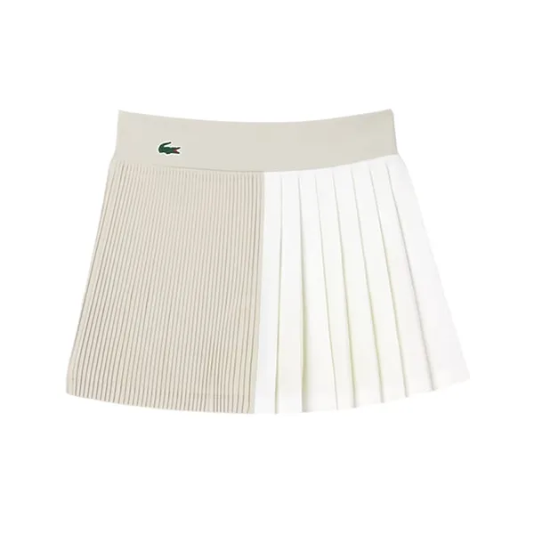 Chân Váy Nữ Lacoste Lined Ultra Dry Tennis Skirt JF7475 51 IEB Màu Xám Trắng Size 36