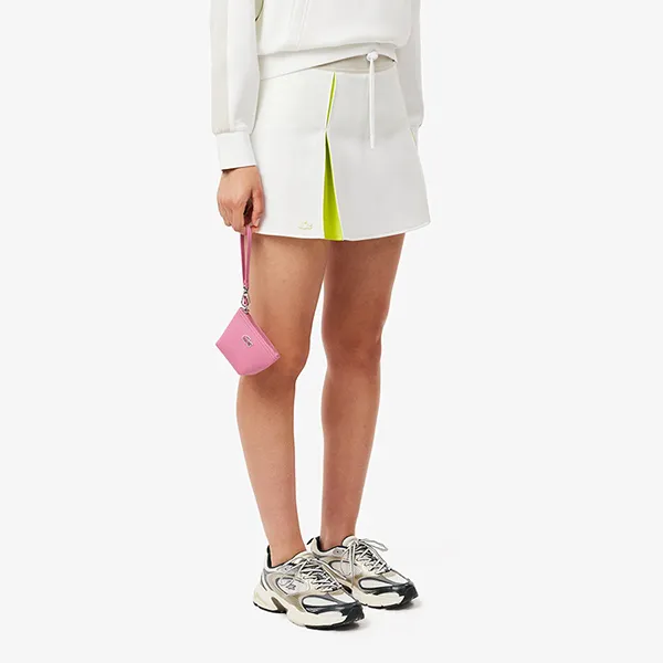 Chân Váy Nữ Lacoste Women's Adjustable Colorblock Skirt JF2671 51 I5U Màu Trắng Size 36