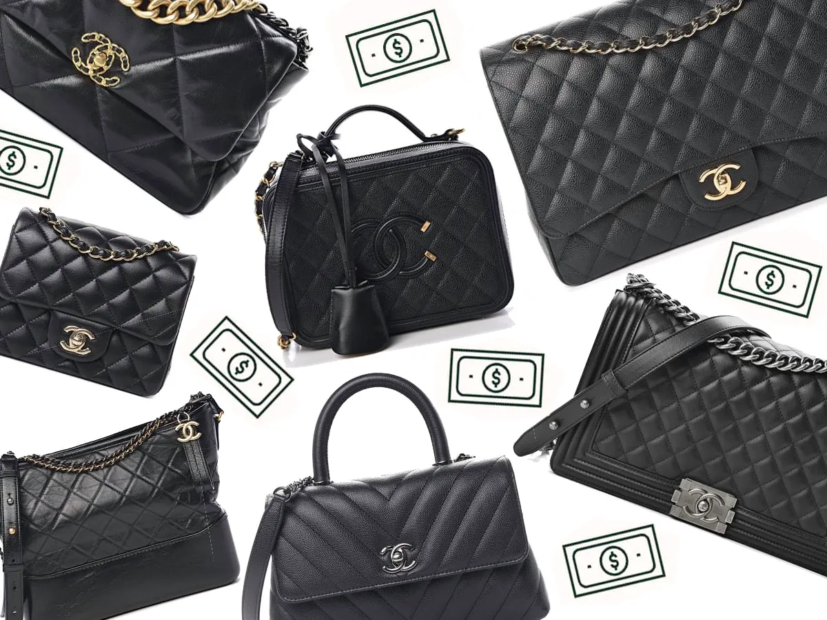 Túi cầm tay Chanel - 4