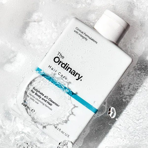 Combo Dầu Gội The Ordinary Sulphate 4% + Dầu Xả Behentrimonium Chloride 2% (240ml x 2) - Chăm sóc tóc - Vua Hàng Hiệu