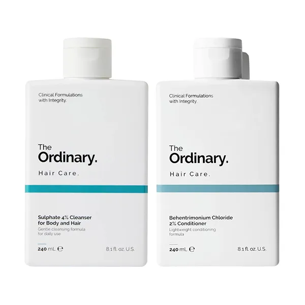Combo Dầu Gội The Ordinary Sulphate 4% + Dầu Xả Behentrimonium Chloride 2% (240ml x 2) - Chăm sóc tóc - Vua Hàng Hiệu