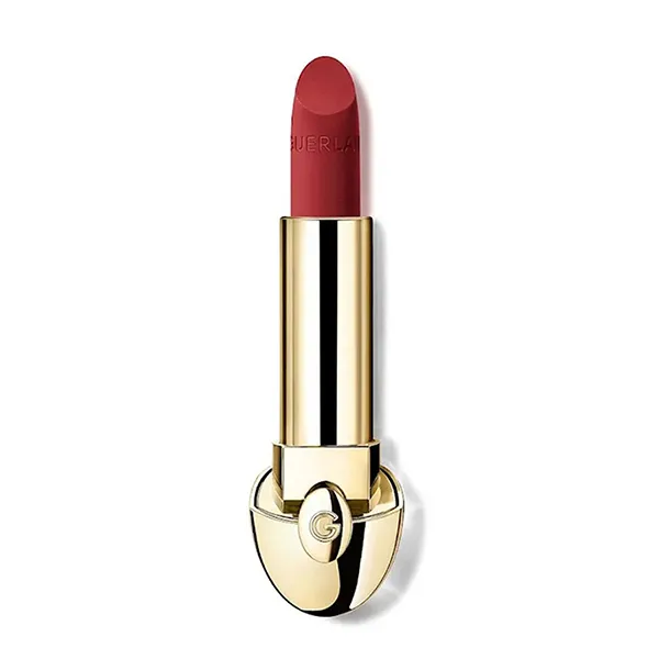 Combo Vỏ Son + Son Guerlain Rouge G Refill Velvet 258 Le Bois De Rose Màu Đỏ Hồng Đất - Son Môi - Vua Hàng Hiệu