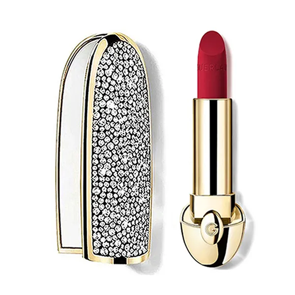 Combo Vỏ Son + Son Guerlain Rouge G Refill Velvet 520 Le Rouge Profond Màu Đỏ