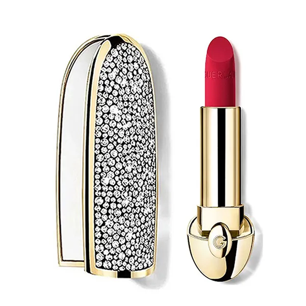 Combo Vỏ Son + Son Guerlain Rouge G Refill Velvet 770 Le Rouge Grenadine Màu Đỏ Hồng - Son Môi - Vua Hàng Hiệu