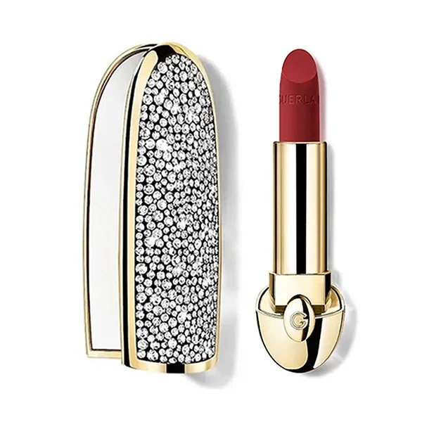 Combo Vỏ Son + Son Guerlain Rouge G Refill Velvet 888 Le Rouge Brun Màu Đỏ Thẫm - Son Môi - Vua Hàng Hiệu