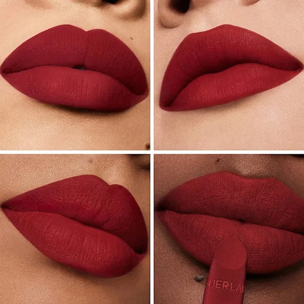 Combo Vỏ Son + Son Guerlain Rouge G Refill Velvet 888 Le Rouge Brun Màu Đỏ Thẫm - Son Môi - Vua Hàng Hiệu