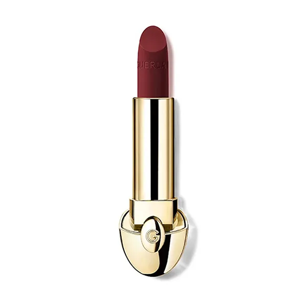 Combo Vỏ Son + Son Guerlain Rouge G Refill Velvet 940 Le Brun Chaud Màu Đỏ Tía