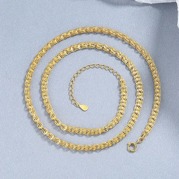 Dây Chuyền Nữ Lili Jewelry Đuôi Phụng Hubert LILI_053827 Màu Vàng