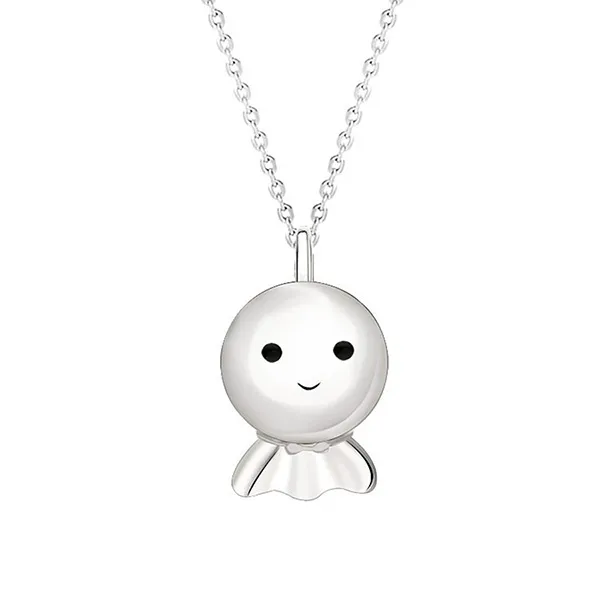 Dây Chuyền Đôi Lili Jewelry Đính Đá CZ Cặp Búp Bê Gọi Nắng LILI_462591 Màu Bạc