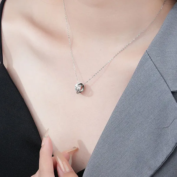 Dây Chuyền Đôi Lili Jewelry Hình Ánh Sao Cyrus LILI_106226 Màu Bạc