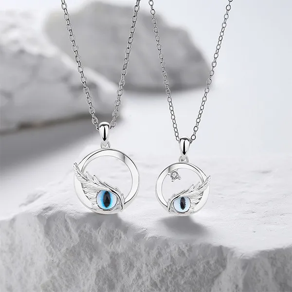 Dây Chuyền Đôi Lili Jewelry Mắt Quỷ Wynter LILI_073803 Màu Bạc - Trang sức - Vua Hàng Hiệu
