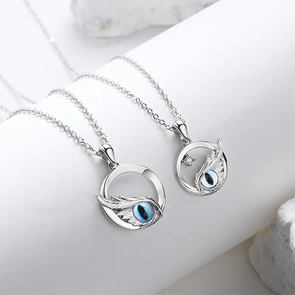 Dây Chuyền Đôi Lili Jewelry Mắt Quỷ Wynter LILI_073803 Màu Bạc - Trang sức - Vua Hàng Hiệu