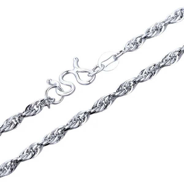Dây Chuyền Nam Lili Jewelry Bạc Ta LILI_419993 Màu Bạc Size 50