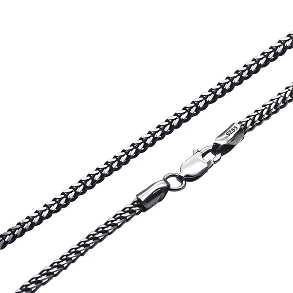 Dây Chuyền Nam Lili Jewelry Bạc Thái Dạng Chuỗi LILI_073545 Màu Bạc Size 45