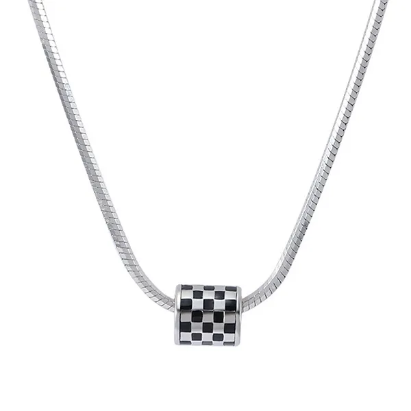 Dây Chuyền Nam Lili Jewelry Chuỗi Tròn Trơn Dakota LILI_095082 Màu Bạc