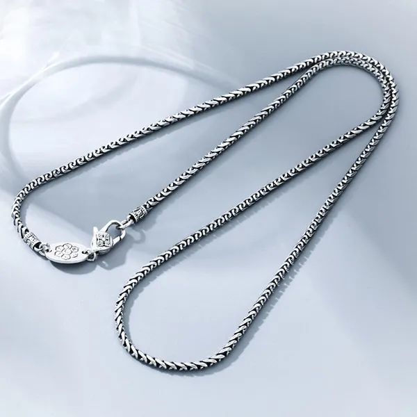 Dây Chuyền Nam Lili Jewelry Dạng Chuỗi Jakob LILI_080705 Màu Bạc Size 50