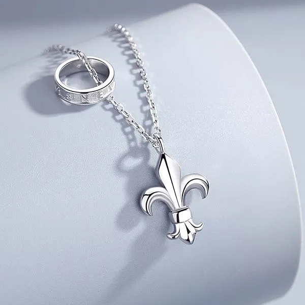 Dây Chuyền Nam Lili Jewelry Hình Mỏ Neo Calvin LILI_106043 Màu Bạc