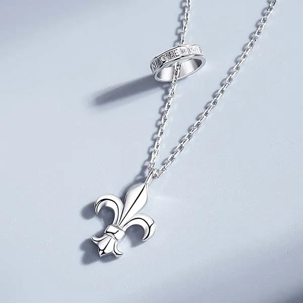 Dây Chuyền Nam Lili Jewelry Hình Mỏ Neo Calvin LILI_106043 Màu Bạc