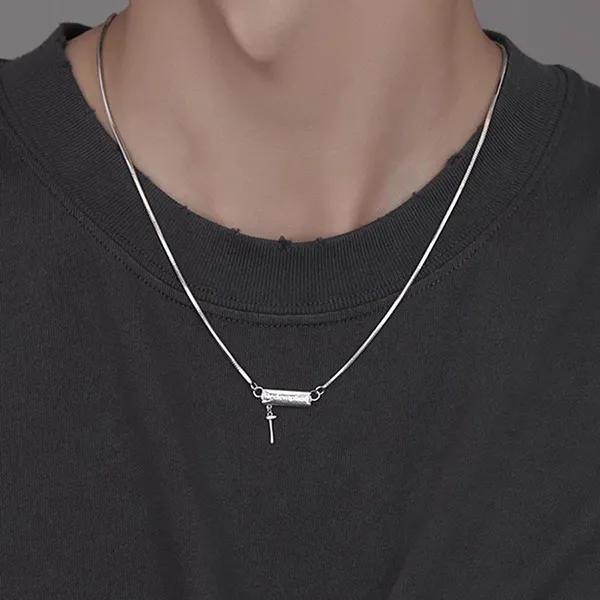 Dây Chuyền Nam Lili Jewelry Hip Hop Redemption LILI_079704 Màu Bạc