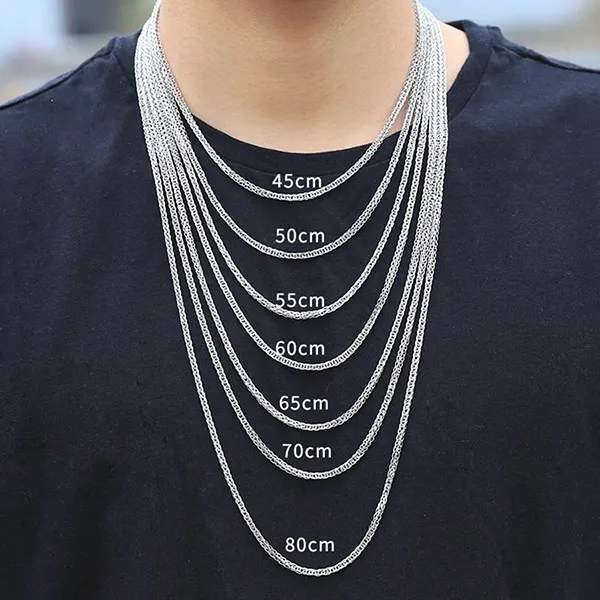 Dây Chuyền Nam Lili Jewelry Ngầu Chất Sợi To Thời Trang Dragon Lili_176329 Màu Bạc Size 45cm