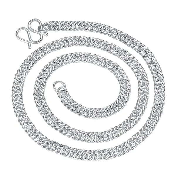Dây Chuyền Nam Lili Jewelry Rapper Yone LILI_937671 Màu Bạc 8mm Size 60