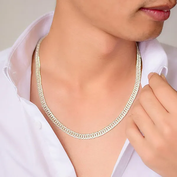 Dây Chuyền Nam Lili Jewelry Rapper Yone LILI_937671 Màu Bạc 8mm Size 60
