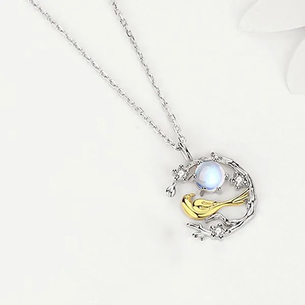 Dây Chuyền Nữ Lili Jewelry Bạc Đính Đá CZ Uyển LILI_053947 Màu Bạc Vàng