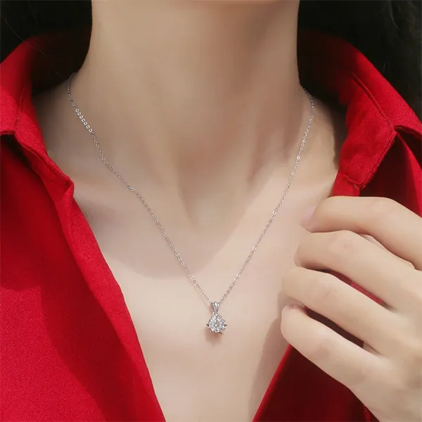 Dây Chuyền Nữ Lili Jewelry Bông Tuyết Egypt LILI_099227 Màu Bạc