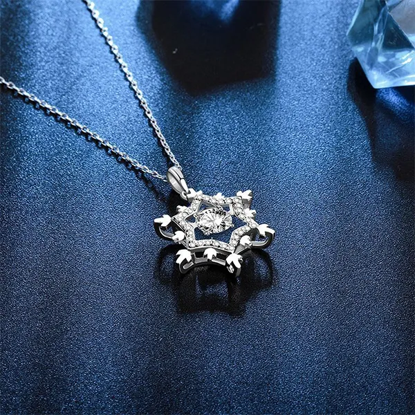 Dây Chuyền Nữ Lili Jewelry Bông Tuyết Joelle LILI_105885 Màu Bạc