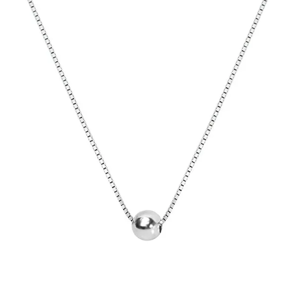 Dây Chuyền Nữ Lili Jewelry Choker Bạc Nữ Hạt Đậu Nhỏ LILI_295669 Màu Bạc - Trang sức - Vua Hàng Hiệu