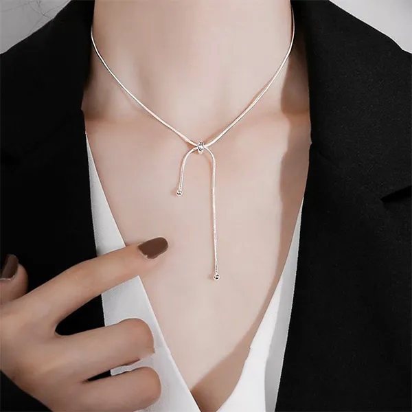 Dây Chuyền Nữ Lili Jewelry Choker LILI_552599 Màu Bạc