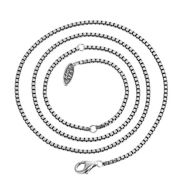 Dây Chuyền Nữ Lili Jewelry Christabel LILI_617252 Chuỗi Hộp Màu Bạc