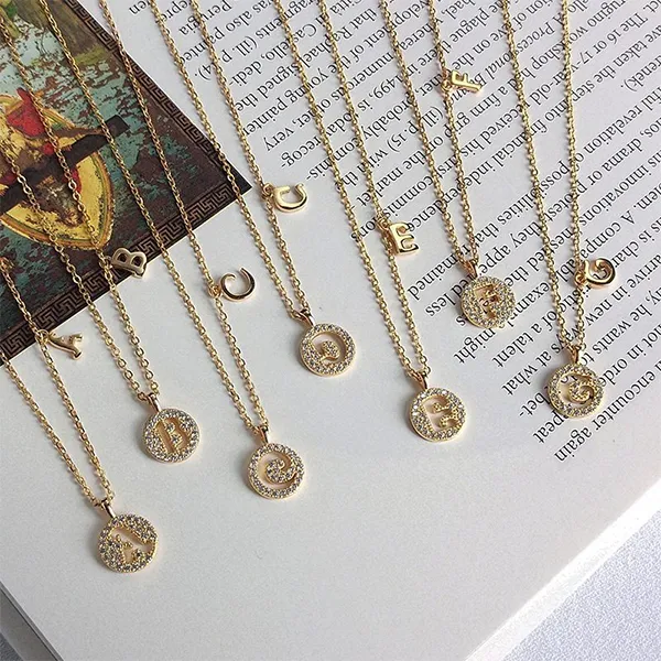 Dây Chuyền Nữ Lili Jewelry Chữ C LILI_928314 Màu Vàng