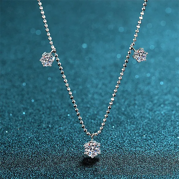 Dây Chuyền Nữ Lili Jewelry Chuỗi Đá Mylan LILI_099480 Màu Bạc