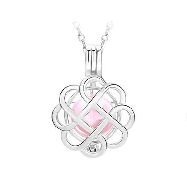 Dây Chuyền Nữ Lili Jewelry Dạng Lồng Đóng Mở Hình Đồ Vật Chứa Đá CZ LILI_564472 Màu Bạc (Hộp) - Trang sức - Vua Hàng Hiệu