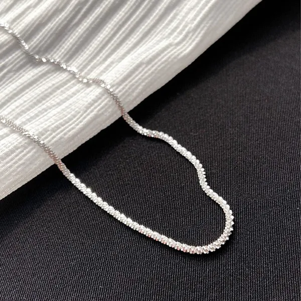 Dây Chuyền Nữ Lili Jewelry Dáng Vừa LILI_343461 Màu Bạc Size 40cm - Trang sức - Vua Hàng Hiệu