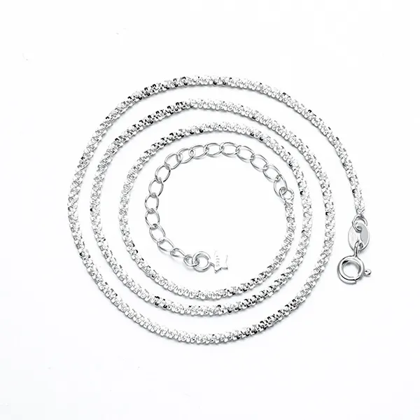 Dây Chuyền Nữ Lili Jewelry Dây Xù Clement LILI_053818 Màu Bạc - Trang sức - Vua Hàng Hiệu