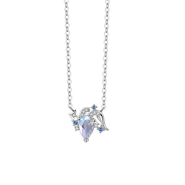 Dây Chuyền Nữ Lili Jewelry Đính Đá CZ 12 Cung Hoàng Đạo Neala LILI_927185 (Ma Kết) Màu Bạc